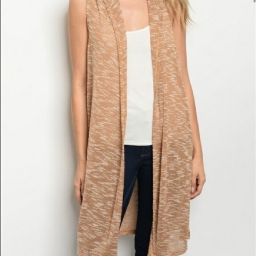 Brown cardigan